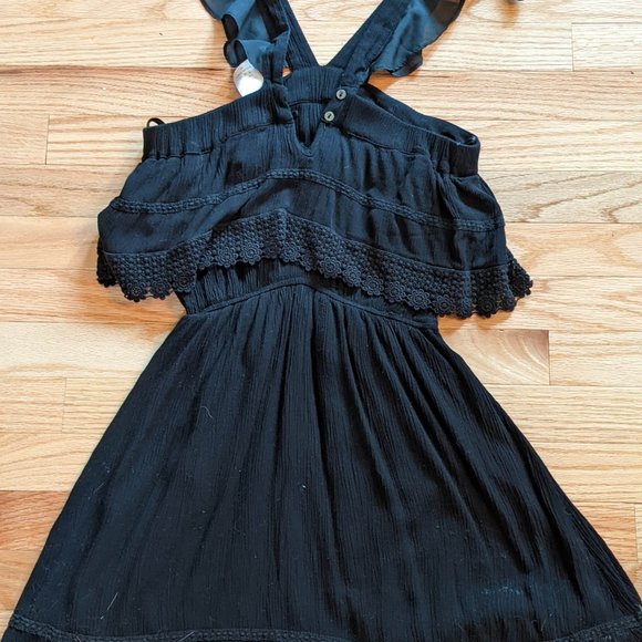 Black summery dress (Size S) - Picture 4 of 4